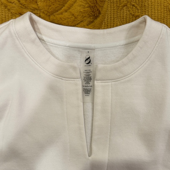 Lou & Grey Cream Muscle Tee Sz S - Picture 2 of 2